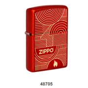 Zippo Lighter 2023年創辦人紀念款－抽象線條防風打火機 48705