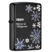 Zippo ZA-2-114A黑冰七彩雪花防風打火機