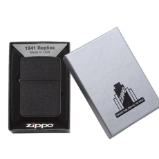 Zippo 28582  1941復刻版-黑裂漆